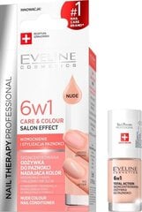 Daugiafunkcinis nagų stipriklis Eveline Nail Therapy 6in1 Nude, 5ml kaina ir informacija | Nagų lakai, stiprintojai | pigu.lt