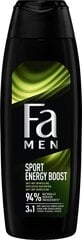 Dušo želė ir šampūnas Fa Men Xtreme Sport Energy Boost Shower Gel, 750 ml kaina ir informacija | Dušo želė, aliejai | pigu.lt