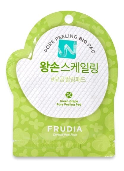 Vienkartinis veido šveitiklio diskelis Frudia Green Grape Pore Peeling Pad, 1 ml kaina ir informacija | Veido prausikliai, valikliai | pigu.lt