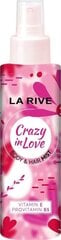 Kūno dulksna moterims La Rive Crazy in Love Body Mist, 200 ml kaina ir informacija | Kūno kremai, losjonai | pigu.lt