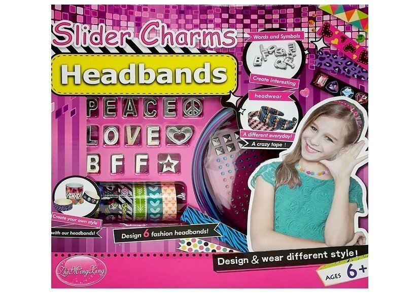 Kūrybinis rinkinys plaukų lankeliams gaminti цена и информация | Žaislai mergaitėms | pigu.lt