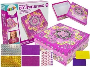 Papuošalų dėžutės dekoravimo rinkinys kaina ir informacija | Žaislai mergaitėms | pigu.lt