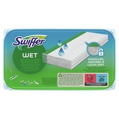 Swiffer Sweeper šlapios šluostės, papildymas 10vnt цена и информация | Инвентарь для уборки и принадлежности | pigu.lt