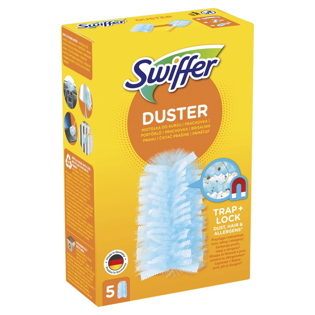 Swiffer Duster papildymas 5vnt kaina ir informacija | Valymo reikmenys ir priedai | pigu.lt