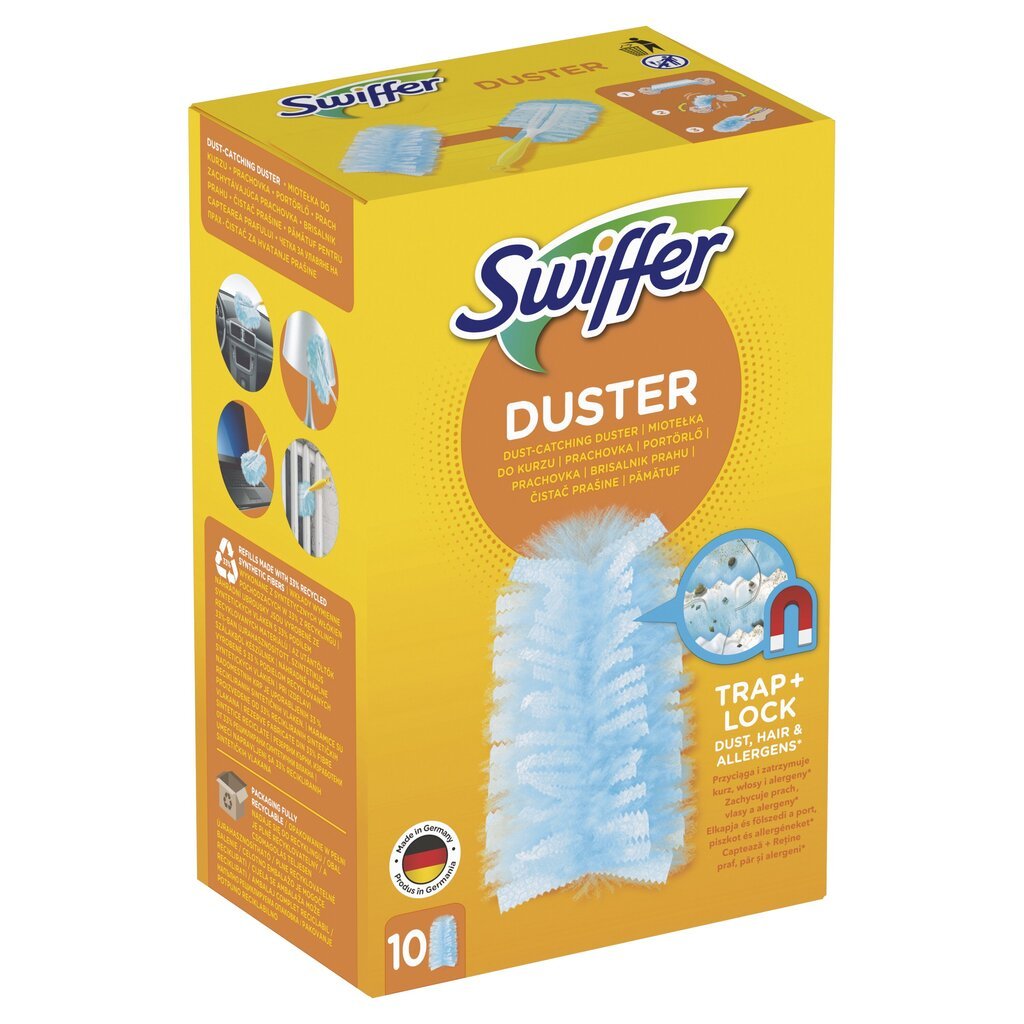 Swiffer Duster papildymas 10vnt kaina ir informacija | Valymo reikmenys ir priedai | pigu.lt