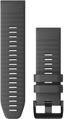 Силиконовый ремешок QuickFit Acc Enduro, сланцево-серого цвета, 26 мм цена и информация | Аксессуары для смарт-часов и браслетов | pigu.lt