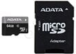 Atminties kortelė A-Data microSD(XC), 64 GB, UHS-I 10 klasė + SD adapteris kaina ir informacija | Atminties kortelės telefonams | pigu.lt