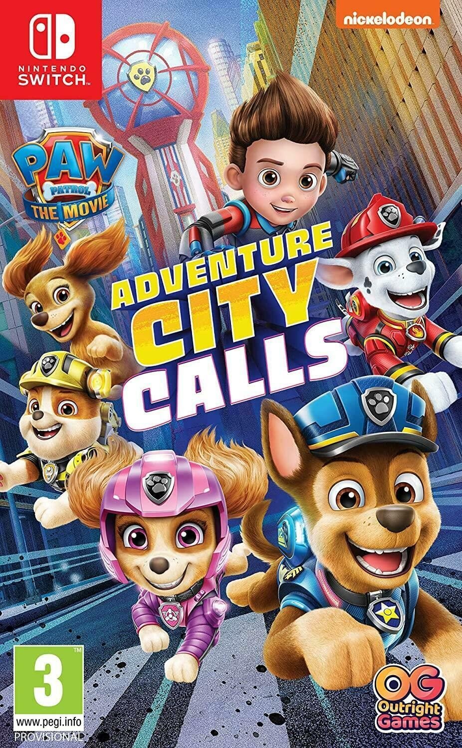 Компьютерная игра SWITCH Nickelodeon PAW Patrol The Movie: Adventure City  Calls цена | pigu.lt