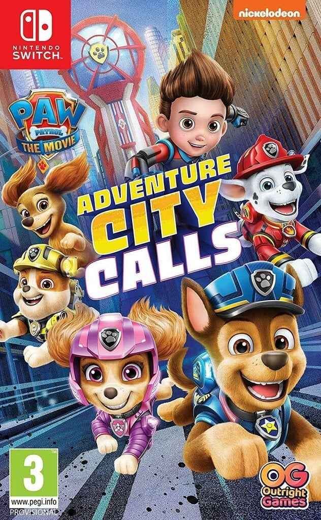 SWITCH Nickelodeon PAW Patrol The Movie: Adventure City Calls kaina ir informacija | Kompiuteriniai žaidimai | pigu.lt