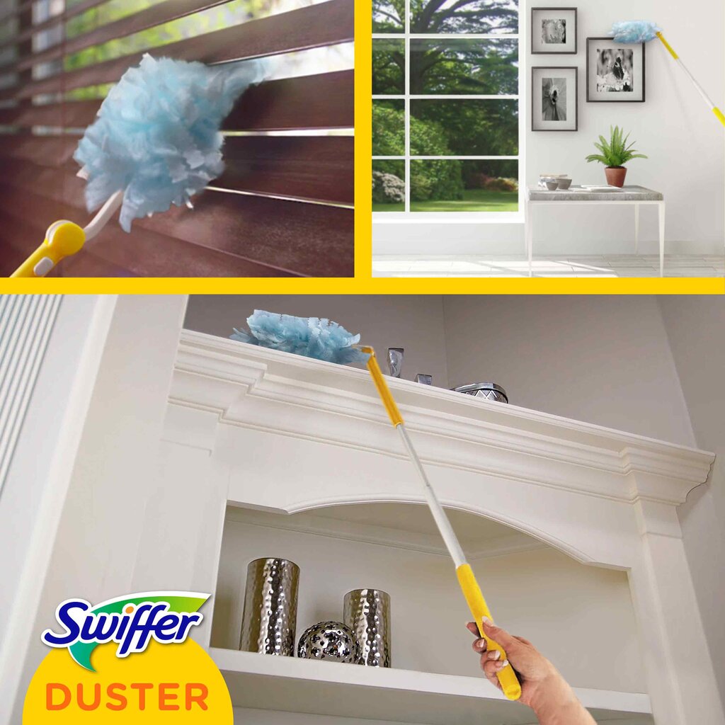 Swiffer Duster Starter Kit XXL rankena + 2vnt papildymas цена и информация | Valymo reikmenys ir priedai | pigu.lt