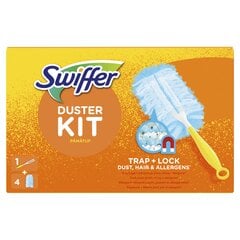 Swiffer Duster Starert Kit мини ручка + 4шт пополнение цена и информация | Инвентарь для уборки и принадлежности | pigu.lt