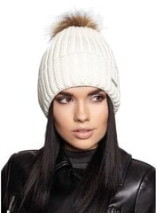 Kepurė moterims Caskona ATICA*07, pieno spalvos 2000000082769 kaina ir informacija | Kepurės moterims | pigu.lt