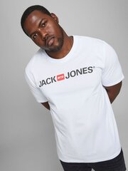 Мужская футболка JACK & JONES 12184987*02, белая 5714925571549 цена и информация | Футболка мужская | pigu.lt