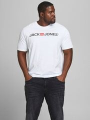 Marškinėliai vyrams Jack&Jones 1218498702, balti kaina ir informacija | Vyriški marškinėliai | pigu.lt