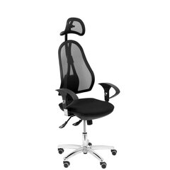 Ofiso kėdė Socuéllamos Piqueras y Crespo 840B21C, juoda kaina ir informacija | Biuro kėdės | pigu.lt