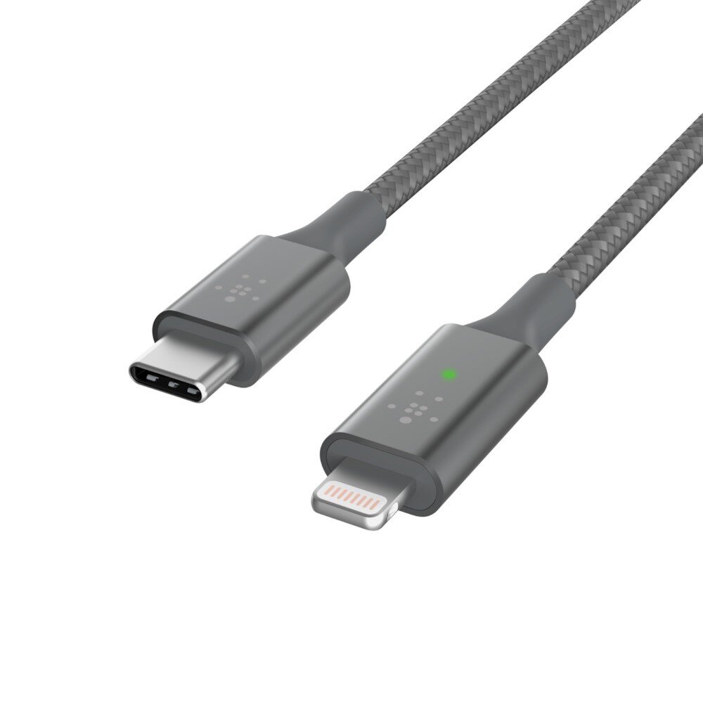 Belkin, USB-C/Lightning, 1.2 m kaina ir informacija | Kabeliai ir laidai | pigu.lt