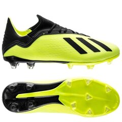 Futbolo bateliai Adidas X 18.2 FG M DB2180, geltoni цена и информация | Футбольные бутсы | pigu.lt
