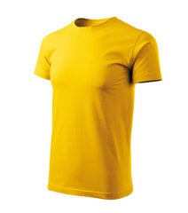 Marškinėliai vyrams Basic Free, geltoni kaina ir informacija | Vyriški marškinėliai | pigu.lt
