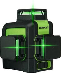 Lazerinis nivelyras 3D, žalias Dedra MC0904 kaina ir informacija | Mechaniniai įrankiai | pigu.lt
