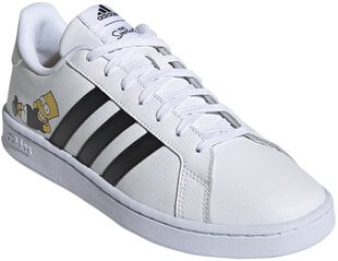 Laisvalaikio bateliai vyrams Adidas Grand Court White H02555, balti kaina ir informacija | Kedai vyrams | pigu.lt