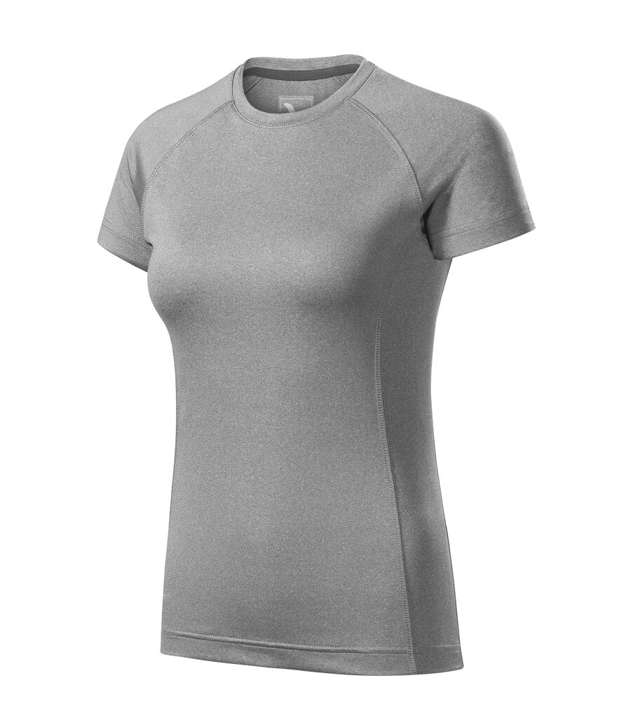 Marškinėliai moterims Malfini Destiny, pilki цена и информация | Marškinėliai moterims | pigu.lt