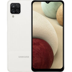 Samsung Galaxy A12, 64 GB, Dual SIM, White цена и информация | Мобильные телефоны | pigu.lt