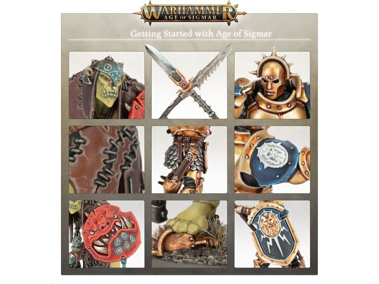 Miniatiūrų rinkinys Getting Started With Warhammer Age of Sigmar, 80-16 цена и информация | Konstruktoriai ir kaladėlės | pigu.lt