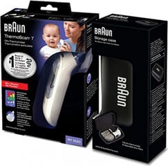 Braun ThermoScan 7 цена и информация | Термометры | pigu.lt