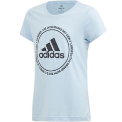 Футболка детская Adidas TR Prime Tee JR ED6331, синяя цена и информация | Рубашки для мальчиков | pigu.lt