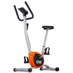 Dviratis treniruoklis One Fitness RW3011, oranžinis/baltas kaina ir informacija | Dviračiai treniruokliai | pigu.lt