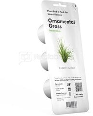 Click & Grow Smart Refill Декоративная трава 3 шт. цена и информация | Проращиватели, лампы для растений | pigu.lt