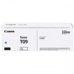 Toner Canon T09 Cyan 3019C006, mėlyna (cyan) kaina ir informacija | Kasetės lazeriniams spausdintuvams | pigu.lt