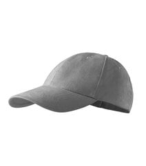 Kepurė su snapeliu 6P 100000000026022, pilka kaina ir informacija | Vyriški šalikai, kepurės, pirštinės | pigu.lt