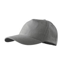 Kepurė su snapeliu 5P 100000000026029, pilka kaina ir informacija | Vyriški šalikai, kepurės, pirštinės | pigu.lt