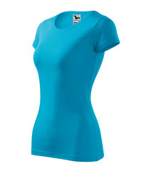 Moteriški marškinėliai Malfini, šviesiai mėlyni kaina ir informacija | Marškinėliai moterims | pigu.lt