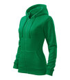 Džemperis moterims Malfini Trendy Zipper, žalias