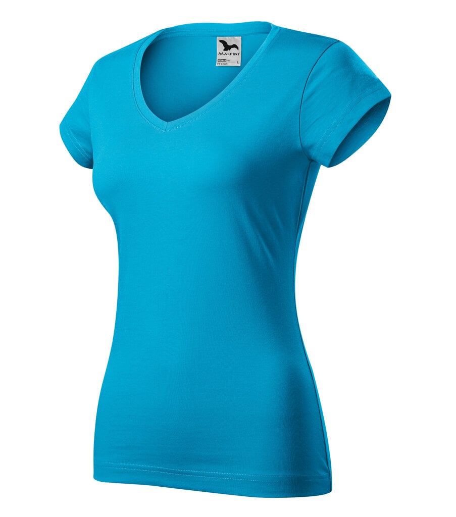 Tinka V formos kaklo marškinėliai moterims kaina ir informacija | Marškinėliai moterims | pigu.lt