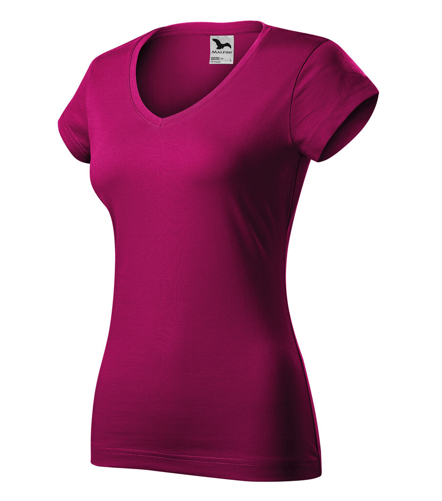 Tinka V formos kaklo marškinėliai moterims kaina ir informacija | Marškinėliai moterims | pigu.lt