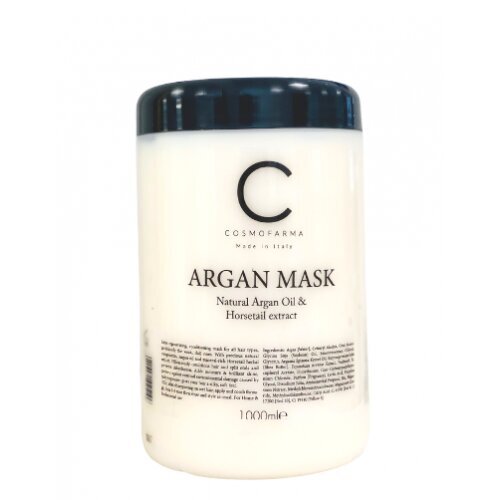 Plaukų kaukė su Argano aliejumi ARGAN, 1000 ml kaina ir informacija | Priemonės plaukų stiprinimui | pigu.lt