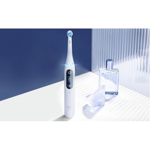 Oral-B iO7 Series White Alabaster kaina ir informacija | Elektriniai dantų šepetėliai | pigu.lt