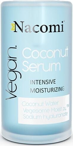 Drėkinamasis veido serumas Nacomi Vegan Coconut Serum Intensive Moisturizing, 40ml цена и информация | Veido aliejai, serumai | pigu.lt
