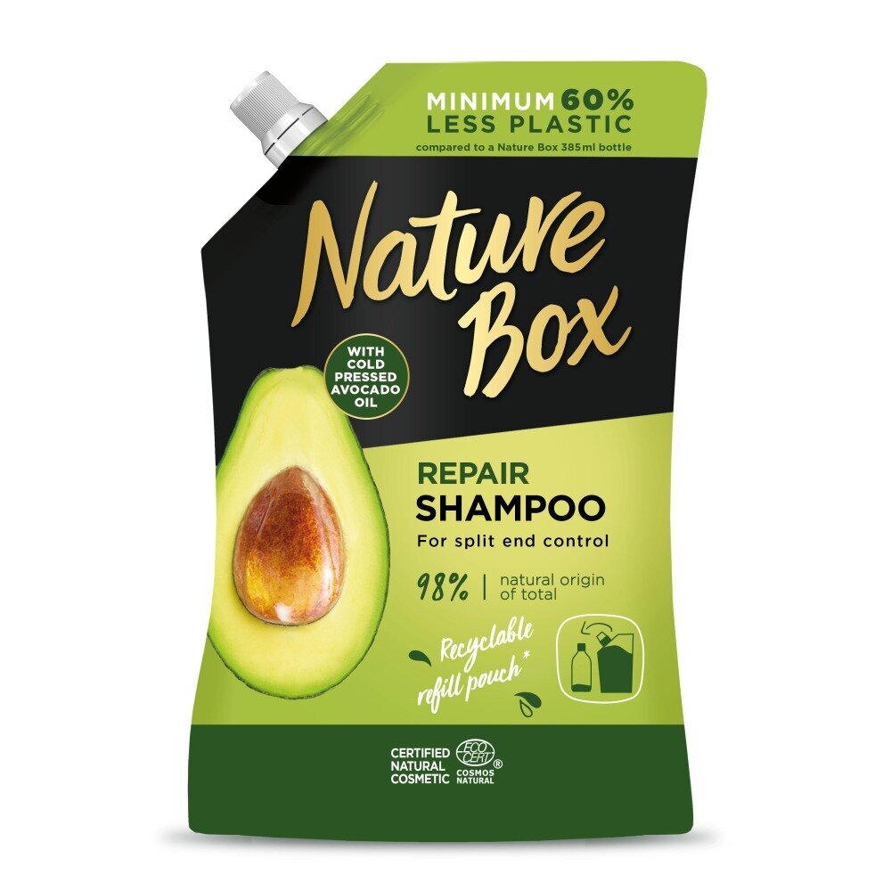 Šampūnas Nature Box Avocado Shampoo, 500 ml kaina ir informacija | Šampūnai | pigu.lt