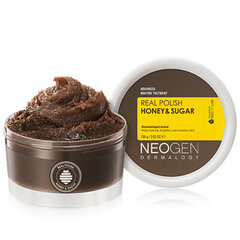 Veido šveitiklis Neogen Dermalogy Real Polish Honey And Sugar peeling, 100g kaina ir informacija | Veido prausikliai, valikliai | pigu.lt