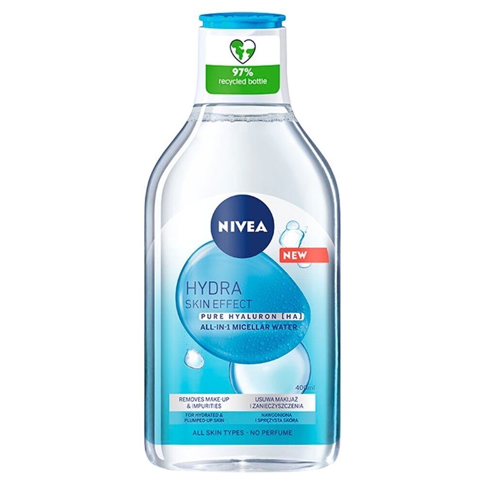 Micelinis vanduo Nivea Hydra Skin Effect 400 ml kaina ir informacija | Veido prausikliai, valikliai | pigu.lt