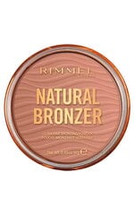 Бронзер Rimmel Natural Bronzer бронзовый 001 sunlight, 14г цена и информация | Бронзеры (бронзаторы), румяна | pigu.lt