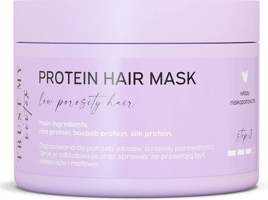 Plaukų kaukė Trust My Sister Protein, 200 ml цена и информация | Priemonės plaukų stiprinimui | pigu.lt