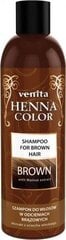 Травяной шампунь для каштановых волос Venita Henna Color Brown, 250 мл цена и информация | Шампуни | pigu.lt