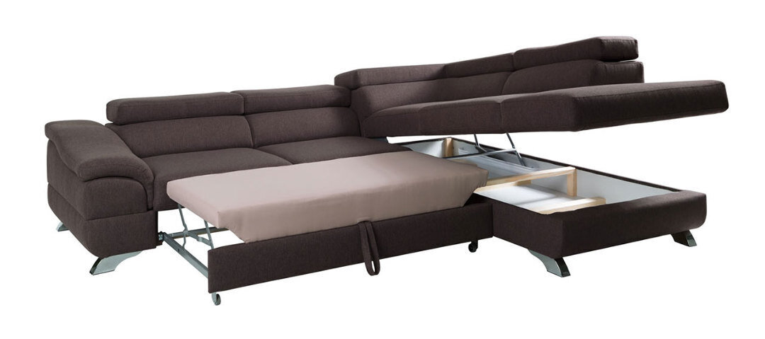 Kampinė sofa-lova Lagos цена и информация | Minkšti kampai | pigu.lt