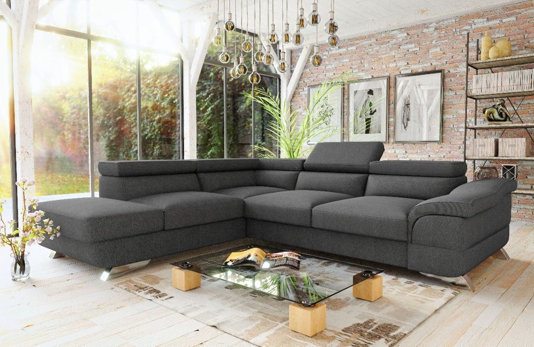 Kampinė sofa-lova Lagos kaina ir informacija | Minkšti kampai | pigu.lt