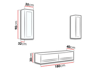 Sekcija Cama Meble Vigo New 11, balta kaina ir informacija | Sekcijos | pigu.lt